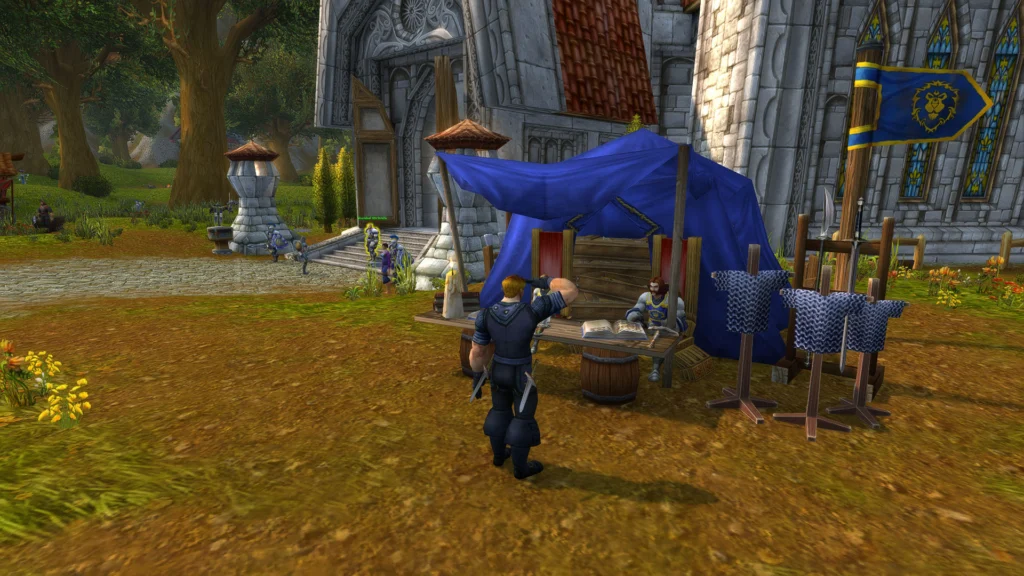 Goldshire in Elwynn Forest, the human starting zone
