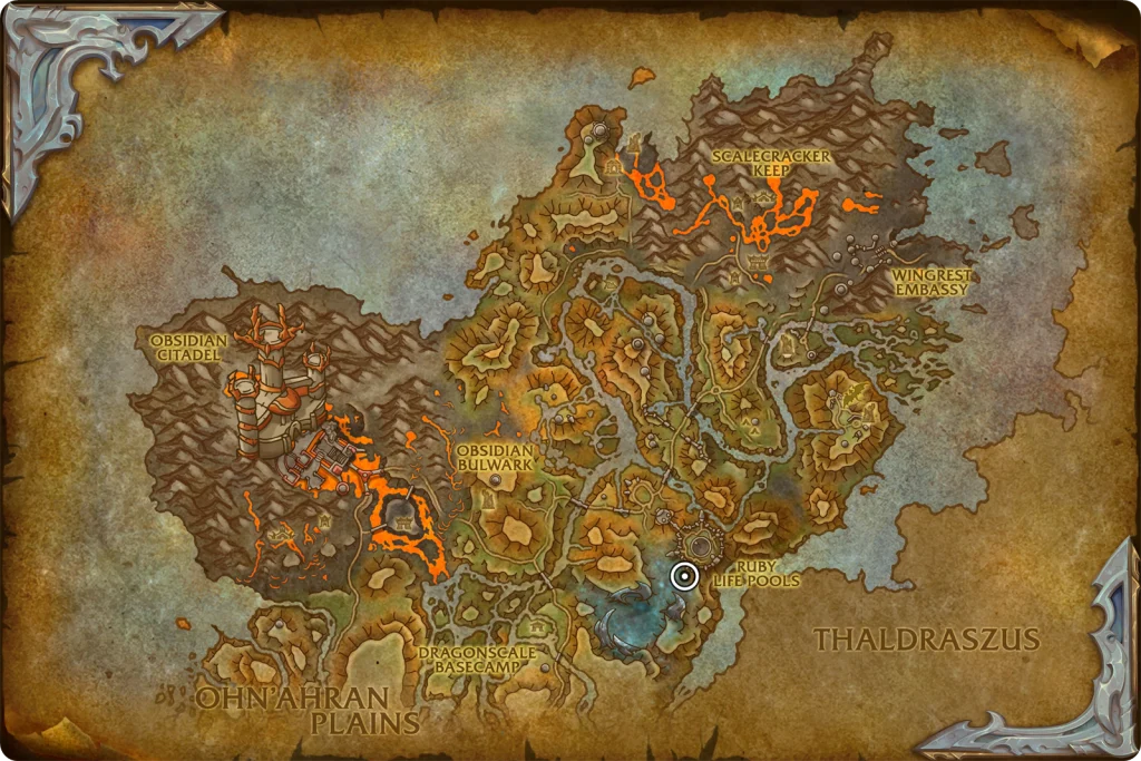 Where to find Ruby Life Pools in The Waking Shores